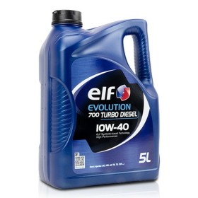 Car Motor Oil Elf Evolution 700 Turbo 10W40 5 L Diesel by Elf, Car Engine Oils - Ref: S37114610, Price: 36,81 €, Discount: %