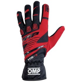 Guanti da karting per bambini OMP KS-3 Rosso/Nero 6 OMP - 1