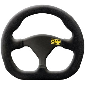 Racing Steering Wheel OMP Formula Quadro Suede Black 25 x 23 cm by OMP, Steering wheels and shafts - Ref: S37115023, Price: 1...