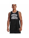 T-shirt de basquetebol Under Armour Baseline Preto | Tienda24 Tienda24.eu