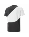 T-shirt à manches courtes homme Puma Powert Blanc Noir | Tienda24 Tienda24.eu