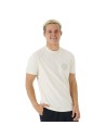 Herren Kurzarm-T-Shirt Rip Curl Stapler Weiß | Tienda24 Tienda24.eu