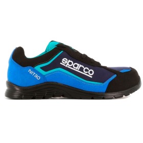 Sicherheits-Schuhe Sparco Nitro Petter (48) Blau Schwarz von Sparco, Turnschuhe - Ref: S37115091, Preis: 86,93 €, Rabatt: %