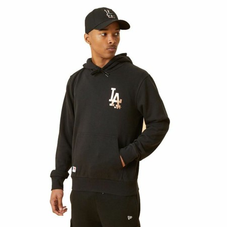 Sudadera con Capucha Hombre New Era LA Dodger Negr