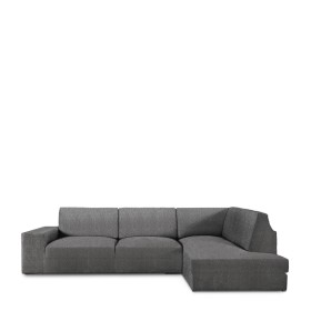 Capa para chaise longue de braço comprido direito Eysa ROC Cinzento escuro 110 x 120 x 500 cm de Eysa, Sofás - Ref: D1607420,...