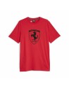 Camisola de Manga Curta Homem Puma Ferrari Race Tonal B Vermelho | Tienda24 Tienda24.eu