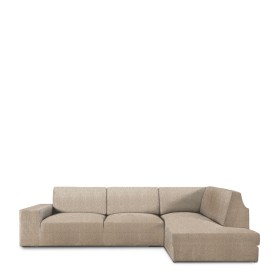 Capa para chaise longue de braço comprido direito Eysa ROC Bege 110 x 120 x 500 cm de Eysa, Sofás - Ref: D1607422, Preço: 220...