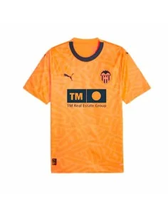 Men's Short-sleeved Football Shirt Puma Valencia CF 3rd Kit 23/24 Orange by Puma, Men - Ref: S64121231, Price: 77,33 €, Disco...