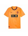 Kurzärmiges Fußball T-Shirt für Männer Puma Valencia CF 3rd Kit 23/24 Orange | Tienda24 Tienda24.eu