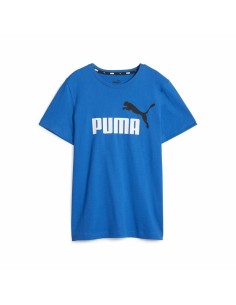 Sudadera Infantil Puma Power Colorblock Negro | Tienda24 Tienda24.eu