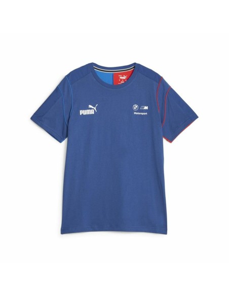 Men’s Short Sleeve T-Shirt Puma Bmw Mms Mt7 Blue | Tienda24 Tienda24.eu