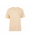 Camiseta de Manga Corta Mujer Kappa Kemilia Beige | Tienda24 Tienda24.eu