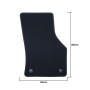 Car Floor Mat Set OCC Motorsport OCCD0008 5 Pieces | Tienda24 - Global Online Shop Tienda24.eu