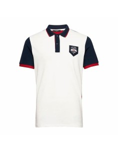 Polo de Manga Corta Hombre Champion Azul marino | Tienda24 Tienda24.eu