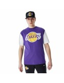 Men’s Short Sleeve T-Shirt New Era NBA Colour Insert LA Lakers Purple | Tienda24 Tienda24.eu