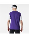 Men’s Short Sleeve T-Shirt New Era NBA Colour Insert LA Lakers Purple | Tienda24 Tienda24.eu