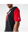 Camisola de Manga Curta Homem New Era NBA Colour Insert Chicago Bulls Preto | Tienda24 Tienda24.eu