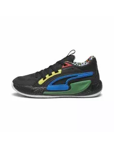 Sapatilhas de Basquetebol para Adultos Puma Court Rider Chaos Sl Preto | Tienda24 Tienda24.eu