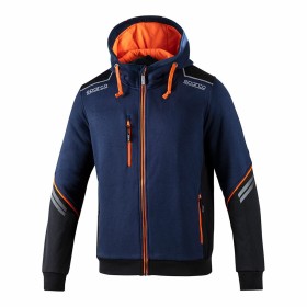 Men’s Hoodie Sparco S02414BMAF1S Blue Navy Blue (S) by Sparco, Work and safety clothing - Ref: S37115867, Price: 71,54 €, Dis...