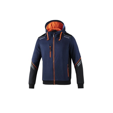 Men’s Hoodie Sparco S02414BMAF2M Blue Navy Blue (M) by Sparco, Work and safety clothing - Ref: S37115868, Price: 71,54 €, Dis...