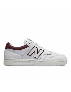 Scarpe Sportive Uomo New Balance 480 Bianco Rosso Scuro da New Balance, Sneakers e scarpe sportive - Ref: S64121400, Precio: ...