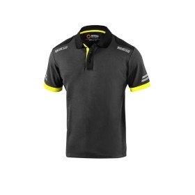 Herren Kurzarm-Poloshirt Sparco Koma Tools 02415nrgs Schwarz Grau | Tienda24 - Global Online Shop Tienda24.eu