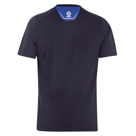 Maglia a Maniche Corte Uomo Sparco TECH STRETCH Blu Marino di Sparco, T-shirt - Rif: S37116013, Prezzo: 16,99 €, Sconto: %