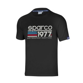 Camiseta de Manga Corta Hombre Sparco 1977 Negro M de Sparco, Camisetas - Ref: S37116022, Precio: 35,02 €, Descuento: %