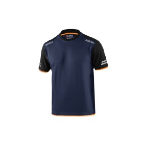 Camisola de Manga Curta Homem Sparco TW Azul Laranja Azul escuro de Sparco, T-shirts - Ref: S37116027, Preço: 27,21 €, Descon...