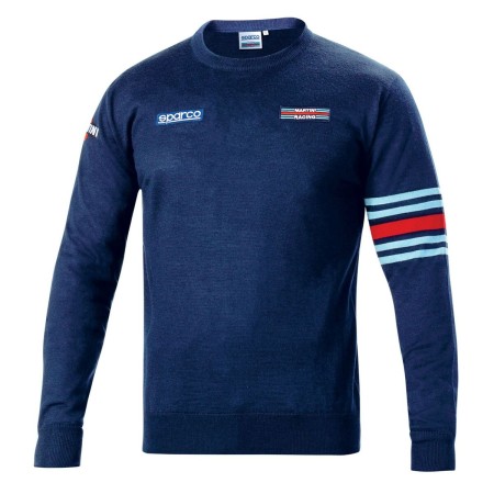 Herren Sweater ohne Kapuze Sparco Martini Racing Dunkelblau von Sparco, Pullover & Sweatshirts - Ref: S37116045, Preis: 86,87...