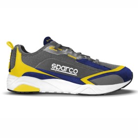 Racing Ankle Boots Sparco S-LANE Yellow Dark blue by Sparco, Shoes - Ref: S37116059, Price: 72,50 €, Discount: %