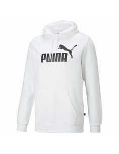 Felpa con Cappuccio Uomo Puma Ess Big Logo Bianco da Puma, Uomo - Ref: S64121592, Precio: 47,25 €, Descuento: %