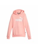 Kinder-Sweatshirt Puma Ess Logo Fl Lachsfarben | Tienda24 Tienda24.eu