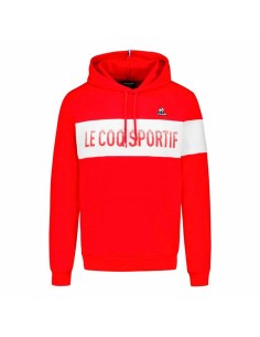 Felpa con Cappuccio Unisex Le coq sportif Bah N°1 Rosso da Le coq sportif, Uomo - Ref: S64121627, Precio: 71,32 €, Descuento: %