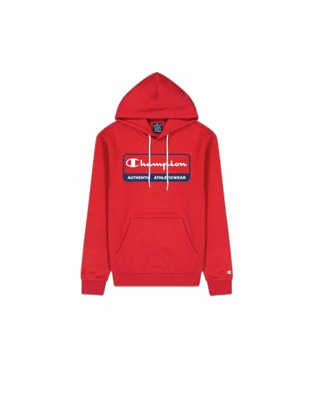 Sudadera con Capucha Hombre Champion Legacy Rojo | Tienda24 Tienda24.eu