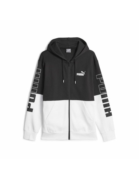 Men’s Hoodie Puma Power Colorblock Black | Tienda24 Tienda24.eu