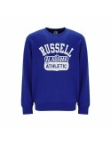 Men’s Sweatshirt without Hood Russell Athletic State Blue | Tienda24 Tienda24.eu