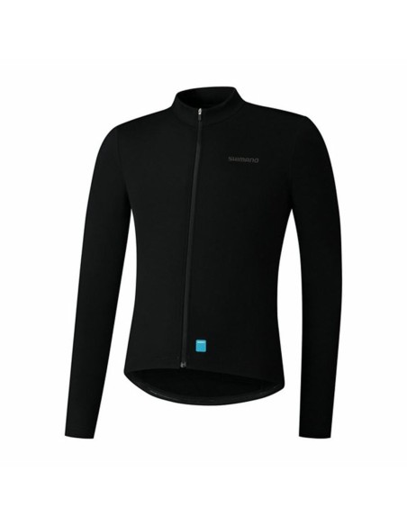 Cycling jersey Shimano Element L.S. Black | Tienda24 Tienda24.eu