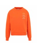 Unisex Sweater ohne Kapuze Kappa Kifoli Dunkelorange | Tienda24 Tienda24.eu