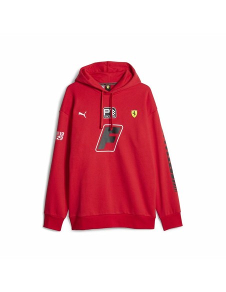 Herren Sweater mit Kapuze Puma Ferrari Race Garage Rot | Tienda24 Tienda24.eu