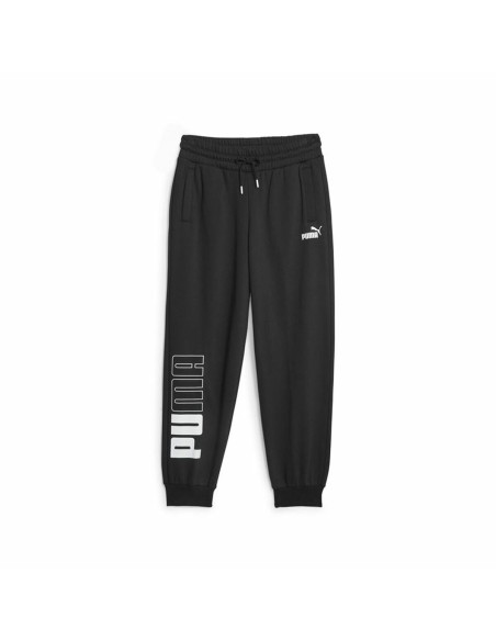 Pantalón Largo Deportivo Puma Power Colorblock Negro Mujer | Tienda24 Tienda24.eu