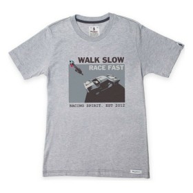 Camisola de Manga Curta Homem OMP Walk Slow Cinzento de OMP, T-shirts - Ref: S3712082, Preço: 30,40 €, Desconto: %