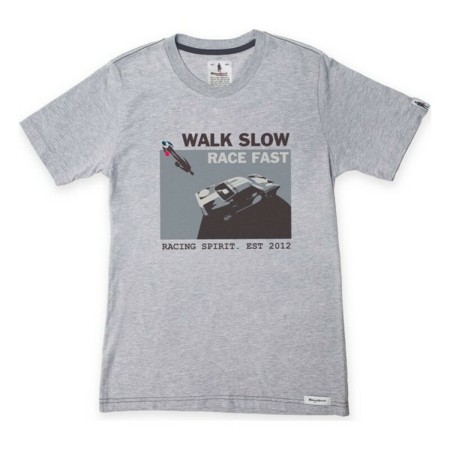 T-shirt à manches courtes homme OMP Walk Slow Gris de OMP, T-shirts - Réf : S3712082, Prix : 30,40 €, Remise : %