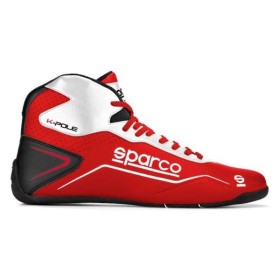 Botines Racing Sparco Blanco Rojo de Sparco, Botas - Ref: S3712095, Precio: 80,24 €, Descuento: %