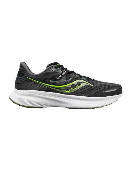 Sapatilhas de Running para Adultos Saucony Guide 16 Preto Homem | Tienda24 Tienda24.eu