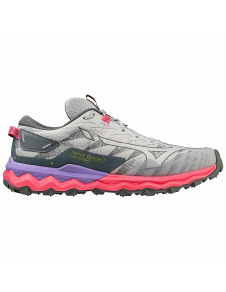 Laufschuhe für Damen Mizuno Wave Daichi 7 Hellgrau | Tienda24 Tienda24.eu