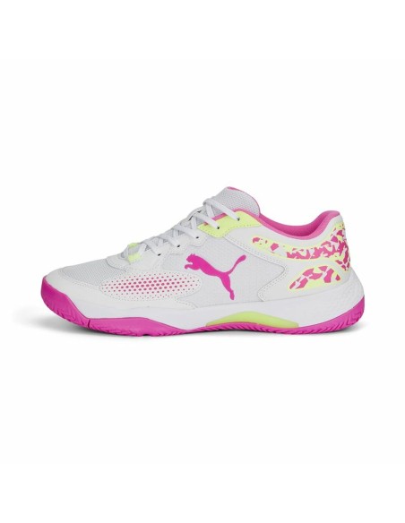 Zapatillas de Padel para Adultos Puma Solarcourt RCT Blanco Rosa | Tienda24 Tienda24.eu