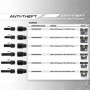 Anti-Theft Screws OMP OMPS09811201 M12 x 1,25 4 uds Black | Tienda24 - Global Online Shop Tienda24.eu