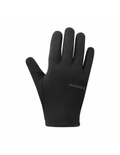 Guantes de Ciclismo Shimano Windbreak Race Negro | Tienda24 Tienda24.eu