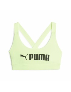 Soutien-gorge de Sport Puma Low Impact Studio Bleu | Tienda24 Tienda24.eu